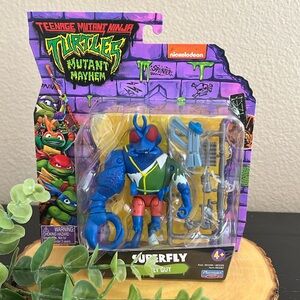NIB Playmate Toys TNMT Mutant Mayhem Superfly 4in. Action Figure